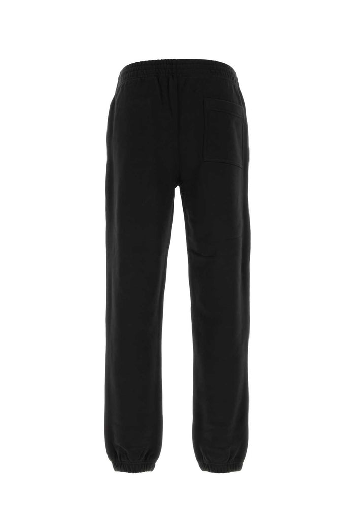 Black Cotton Joggers Exterior: Pantaloni