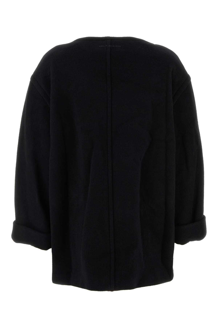 Black Wool Blend Oversize Sweater Maglieria