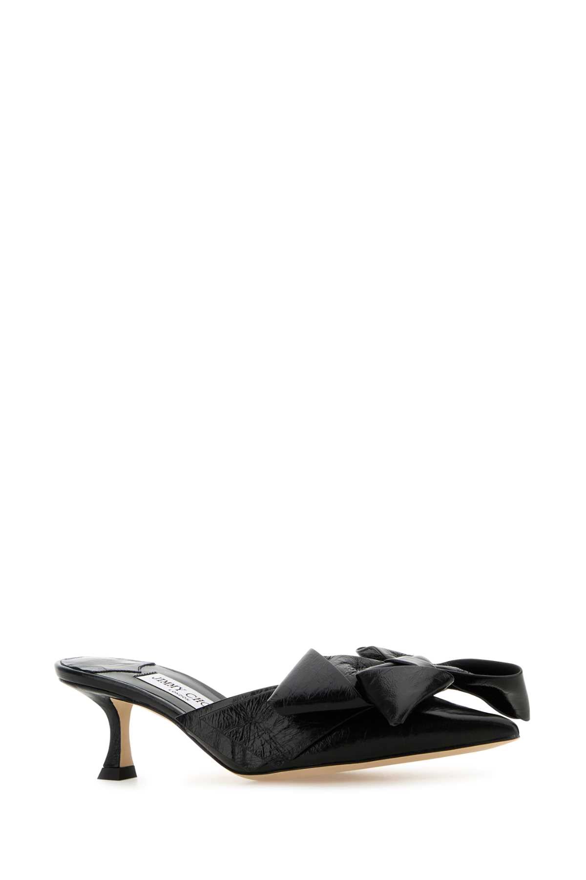 Black Leather Staz Mules Blackblack Scarpe Con Tacco