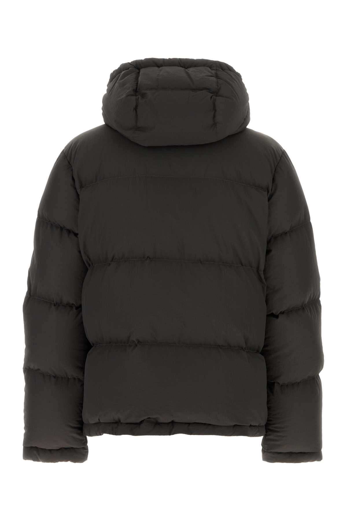 Slate Nylon Blend Down Jacket Antracitescuro1 Piumini