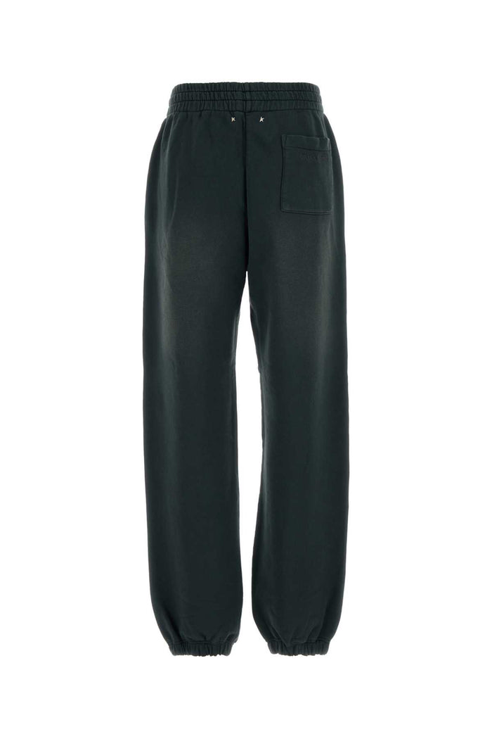 Slate Cotton Niccolã² Joggers Bleachedwashedblack Pantaloni