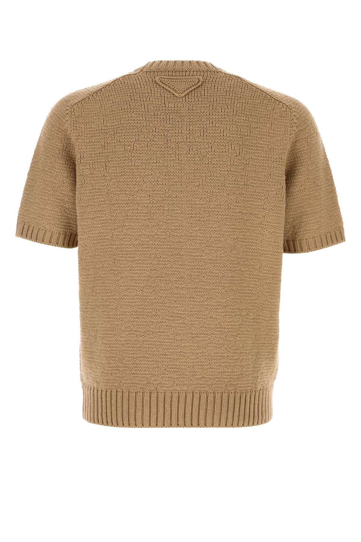 Camel Wool Sweater Cammello Exterior: Virgin Maglieria