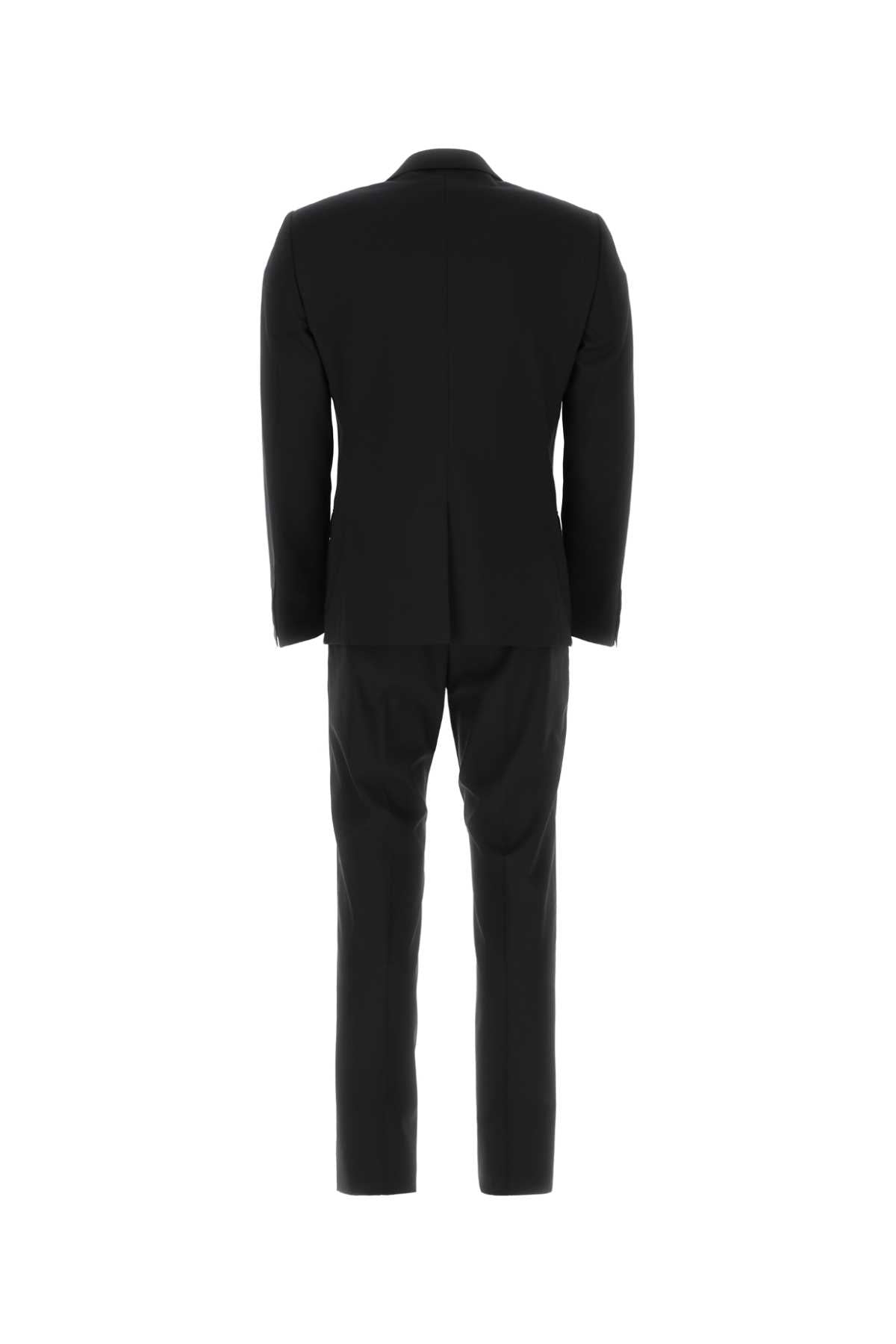 Black Stretch Wool Tuxedo Nero Abiti