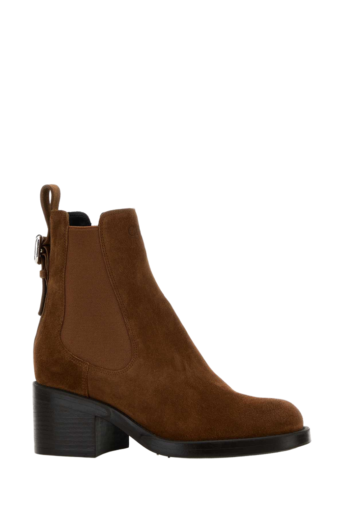 Caramel Suede Dakota Ankle Boots Purebrown Stivali