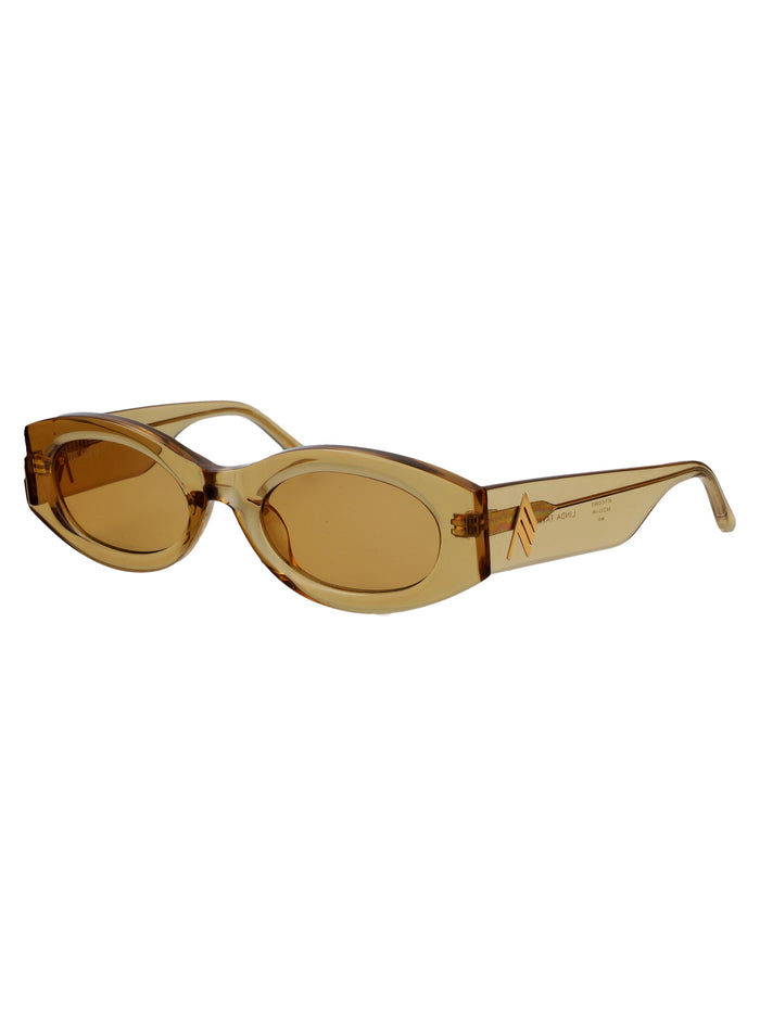 Berta Sand/gold/sand Acetate Sunglasses