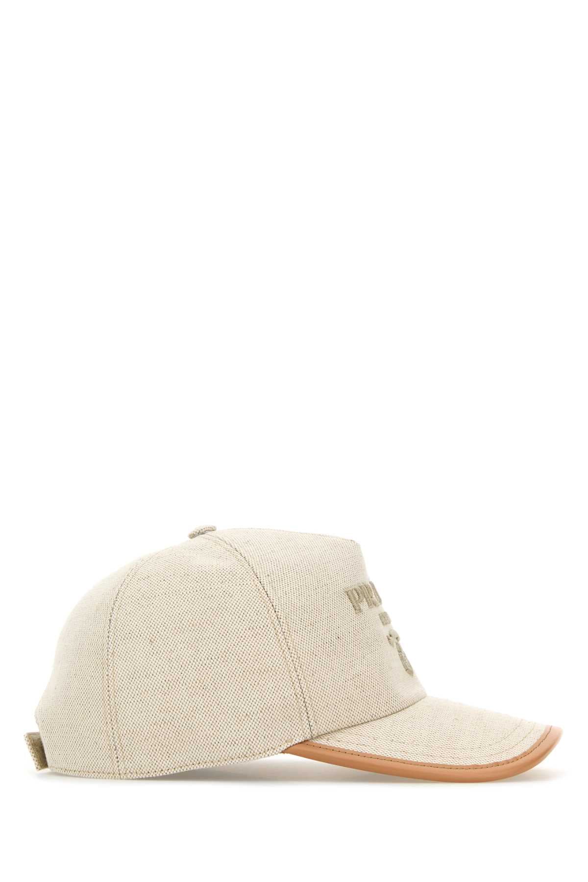 Melange Sand Cotton Blend Baseball Cap Naturale Coli-vitello Cappelli