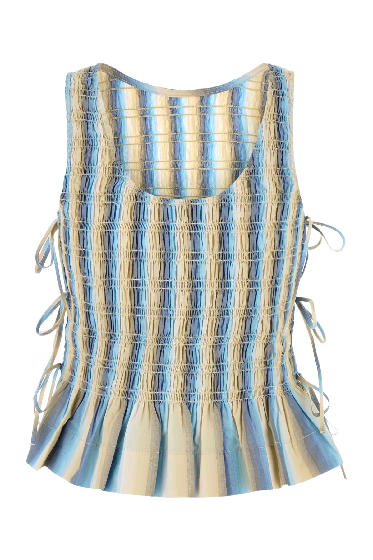 Multicolor Cotton Top Exterior: Maglie