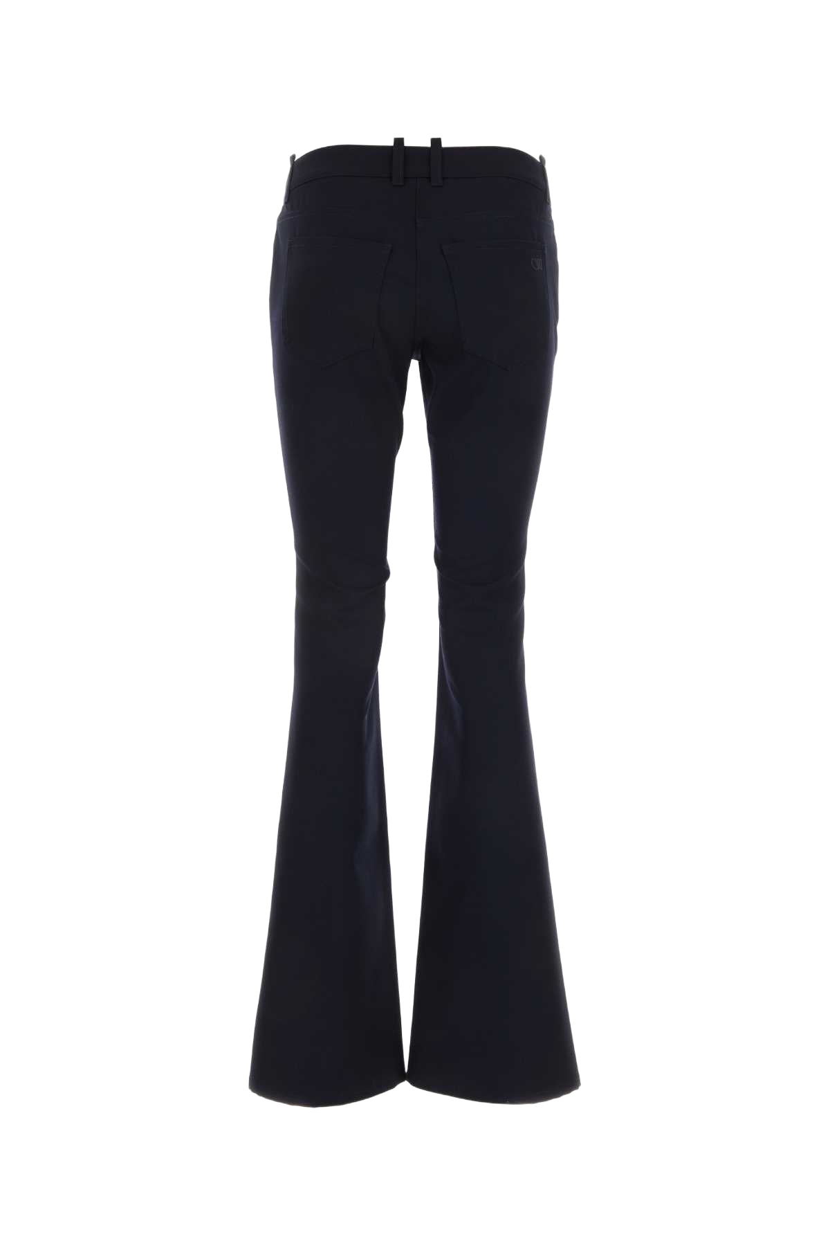 Midnight Blue Wool Pant Cobaltblue Exterior: Virgin Pantaloni