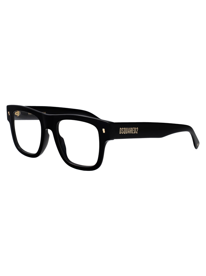 D2 0205 Black Acetate Optical
