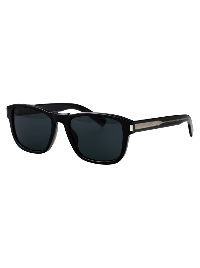 Sl 710 Black-crystal-black Resin Sunglasses