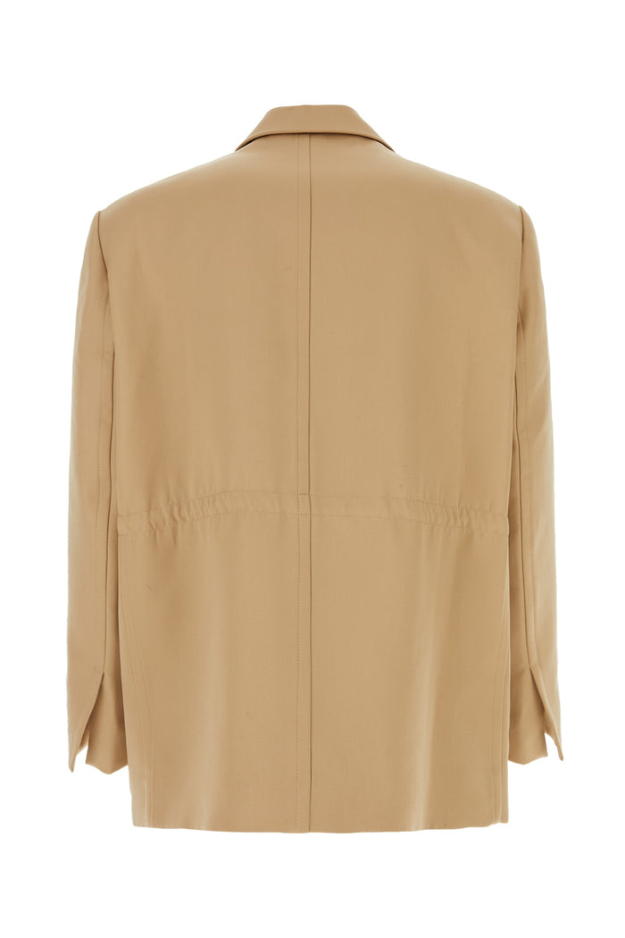 Anello Beige Wool Polyester Anelli