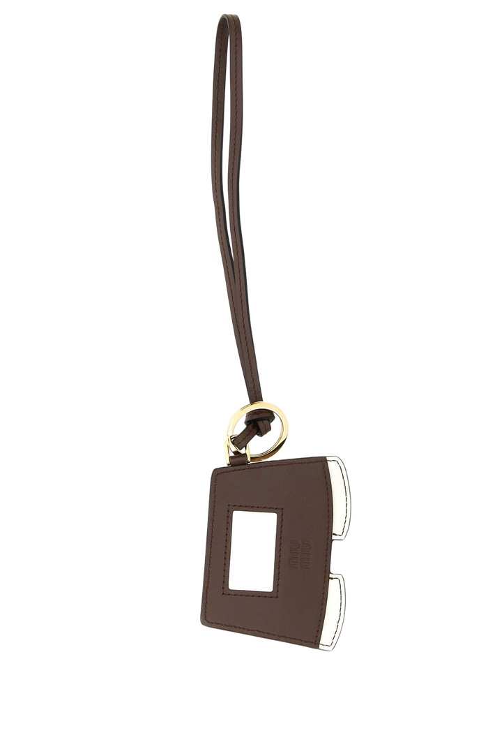 Multicolor Leather Keyring Corda Agnello Portachiavi