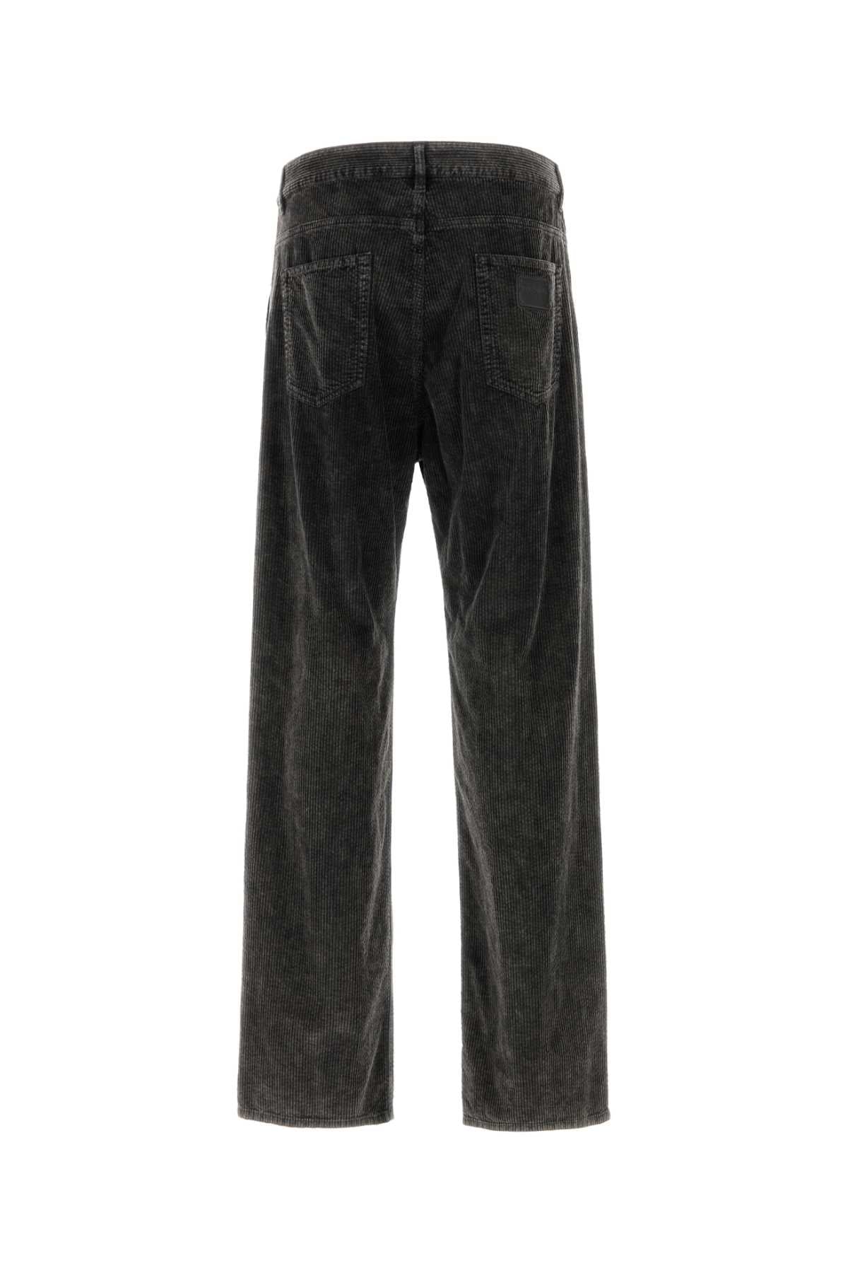 Gwvnxtg8li1 N0000 Nero Exterior: Cotton Elastane Pantaloni