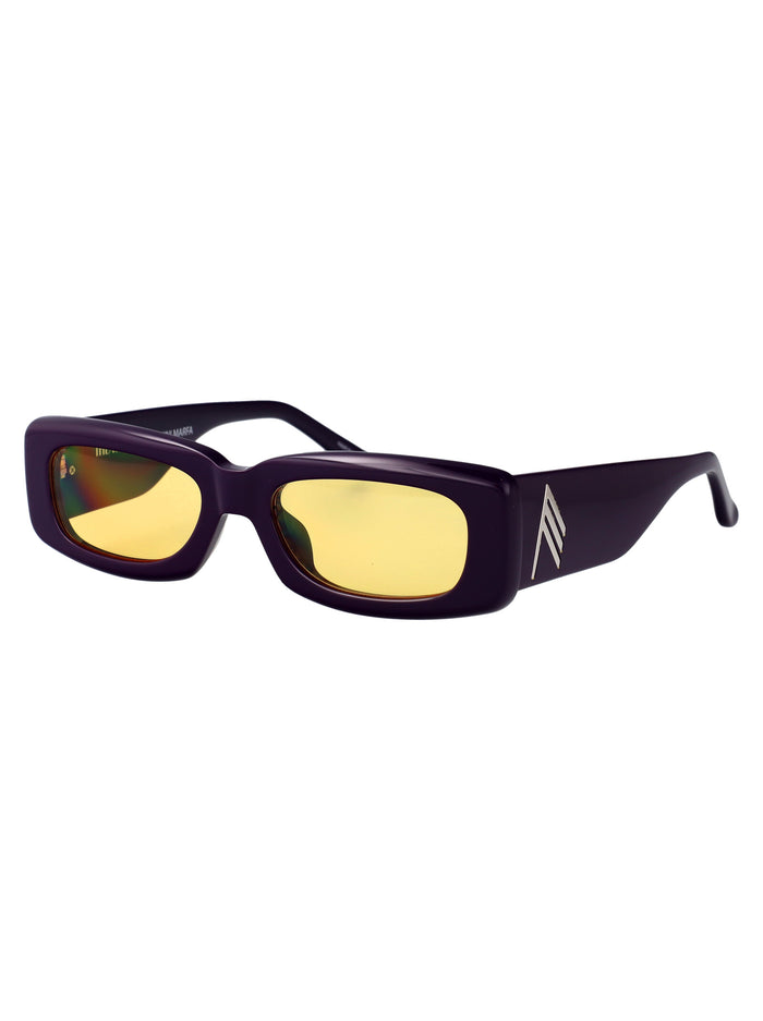 Mini Marfa Purple/silver/yellow Acetate Sunglasses