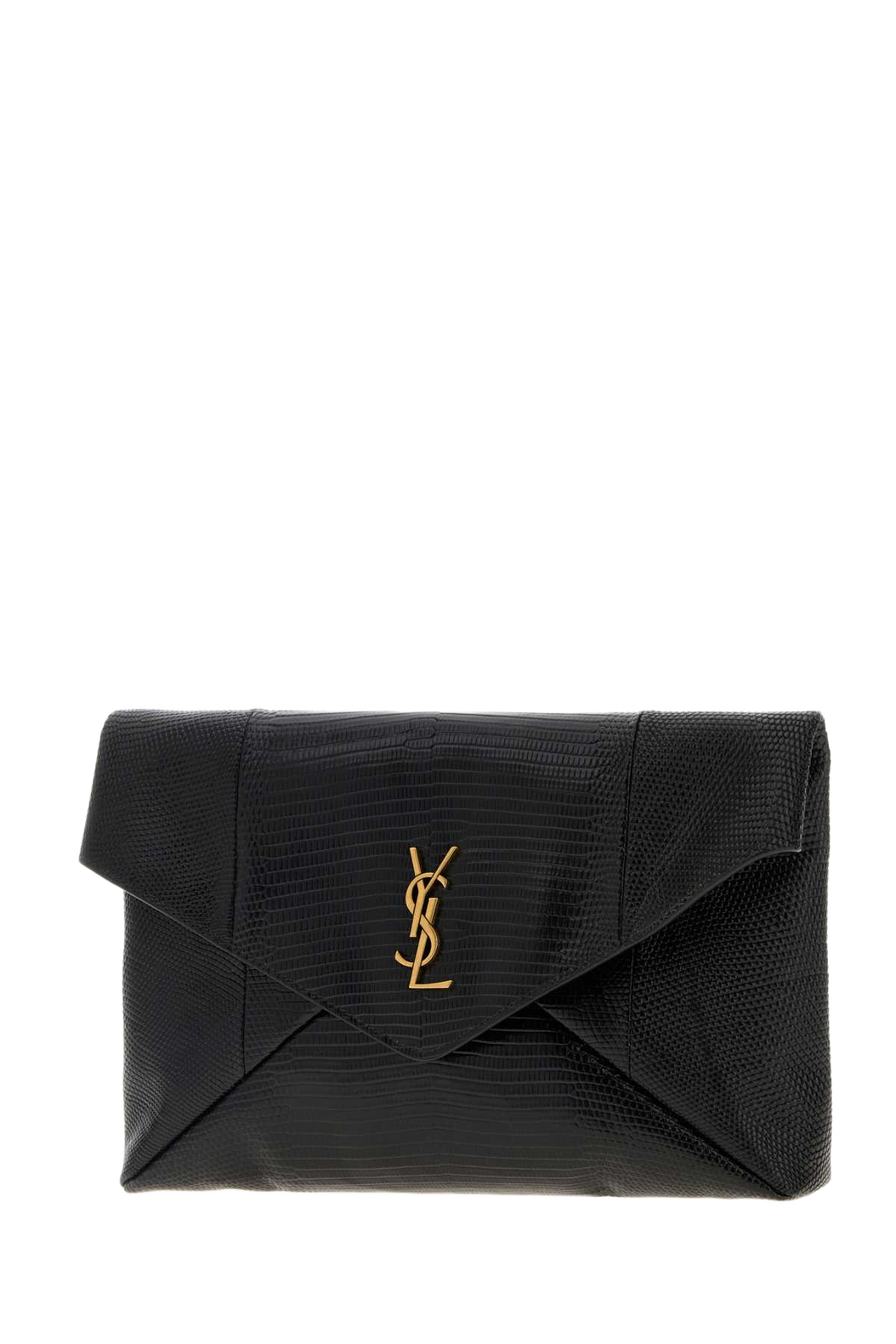 Black Leather Clutch Neronero