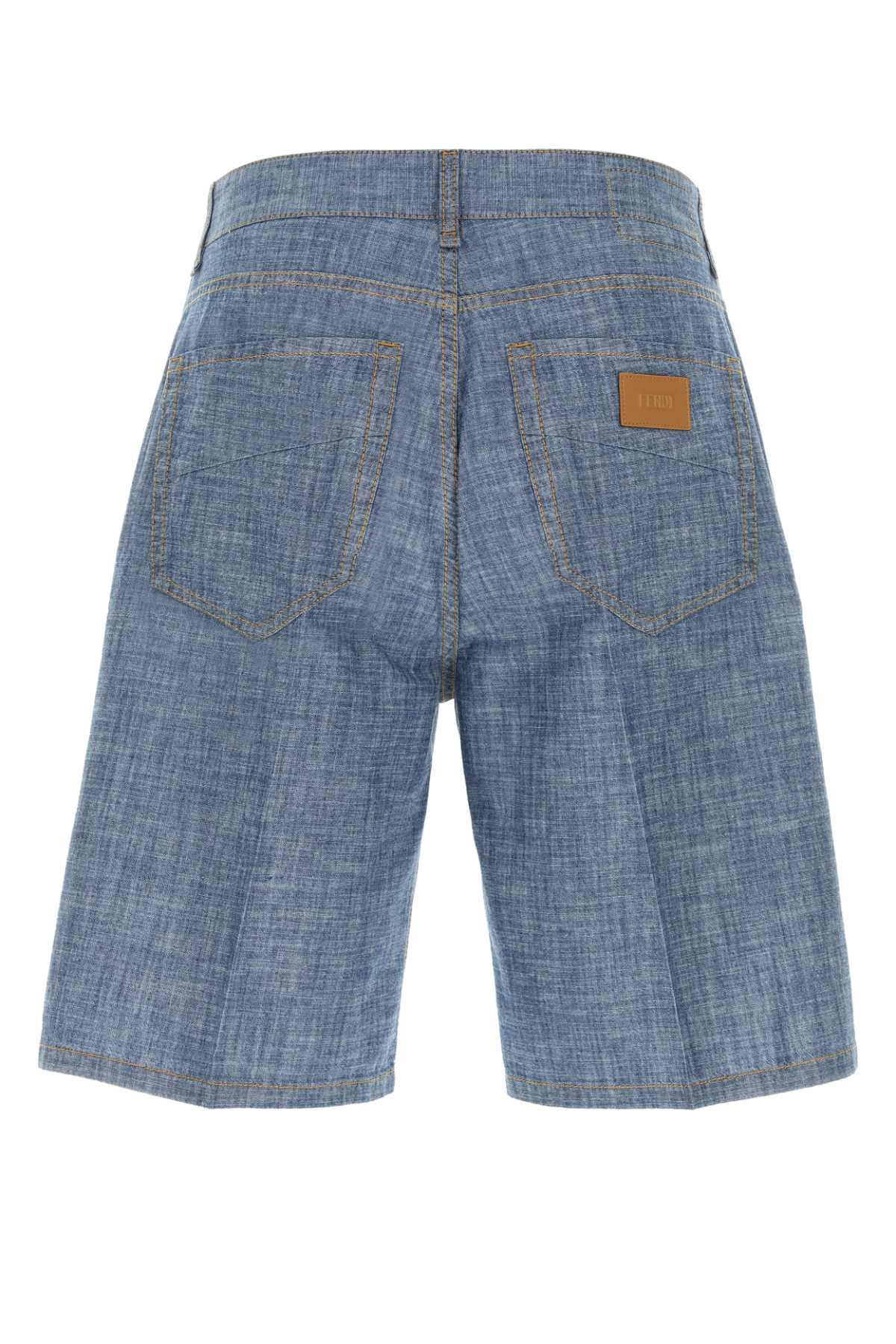 Light Blue Exterior: Cotton Bermuda