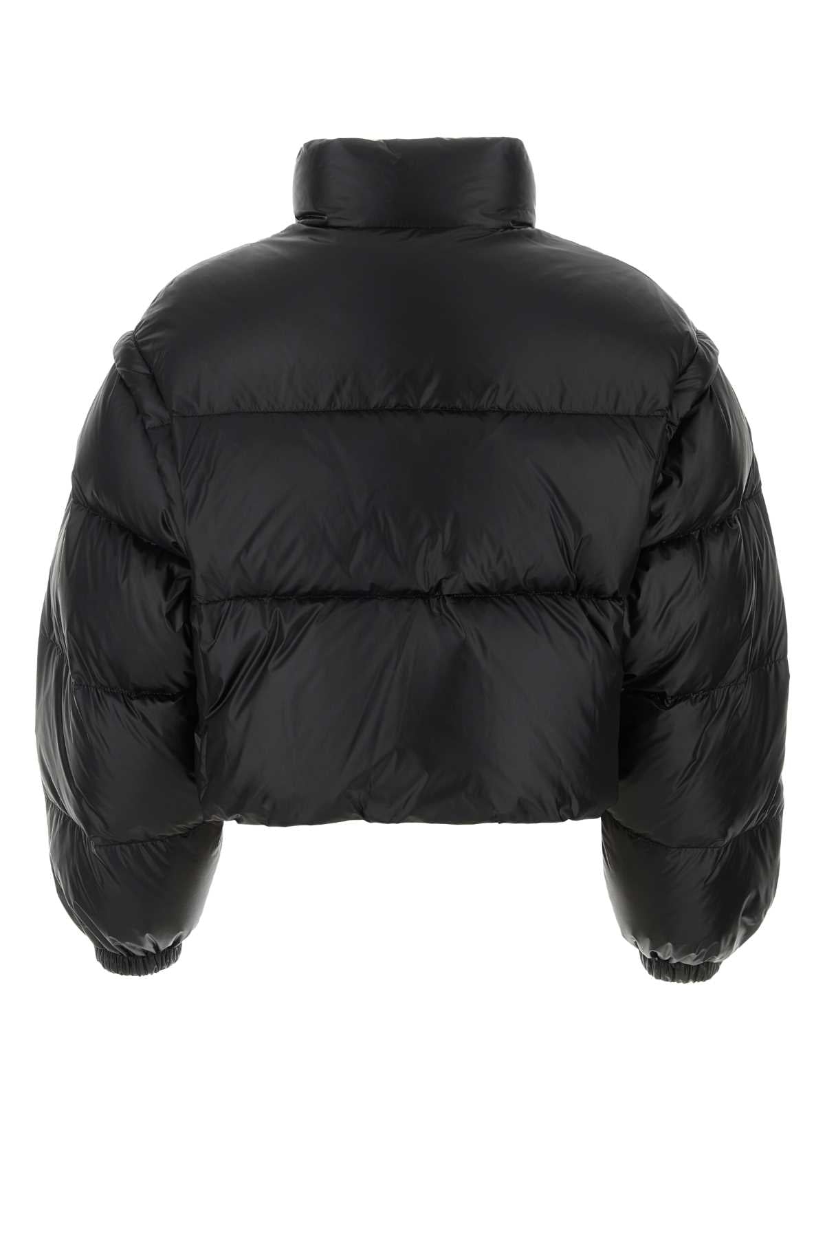 Black Nylon Down Jacket F0002 Poliammidericiclata Piumini