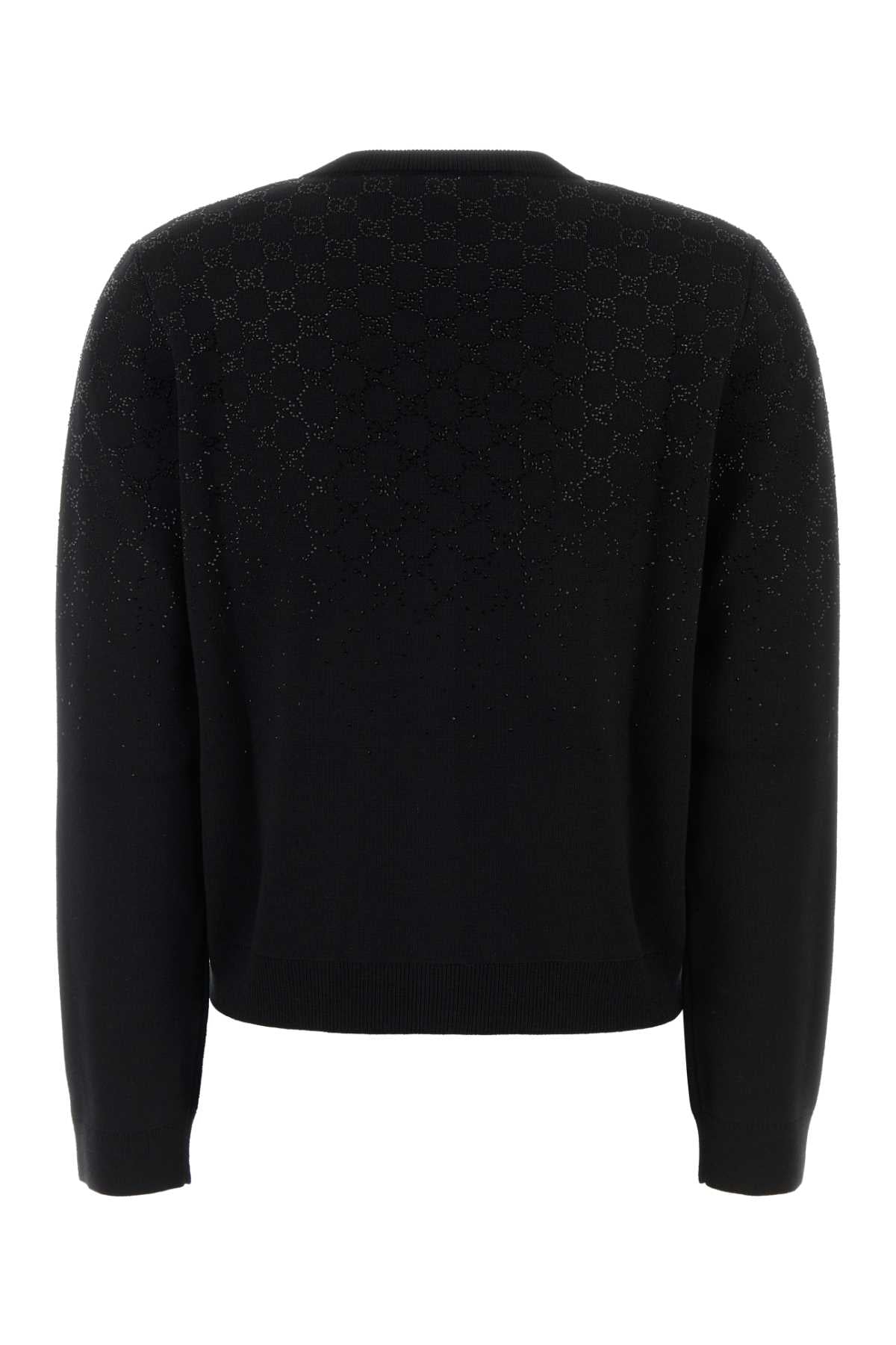 Black Wool Blend Cardigan Blackmix Maglieria