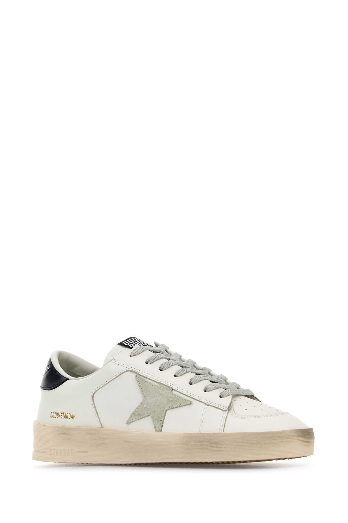 Gmf00128f000567 10509 Whiteiceblue Cow Leather Sneaker