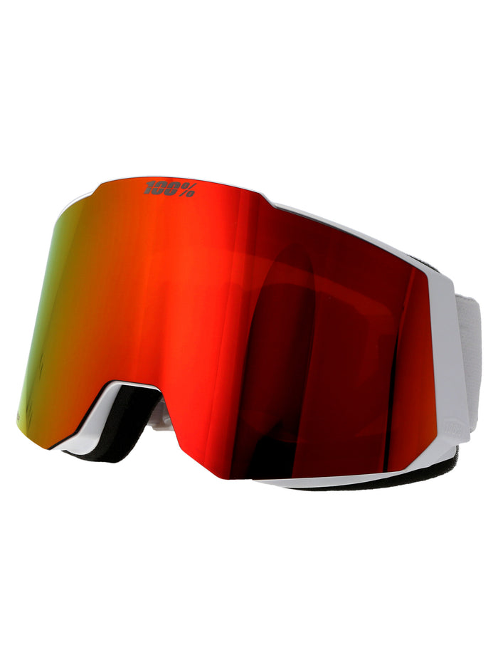 Snowcraft White / Red Acetate Sunglasses