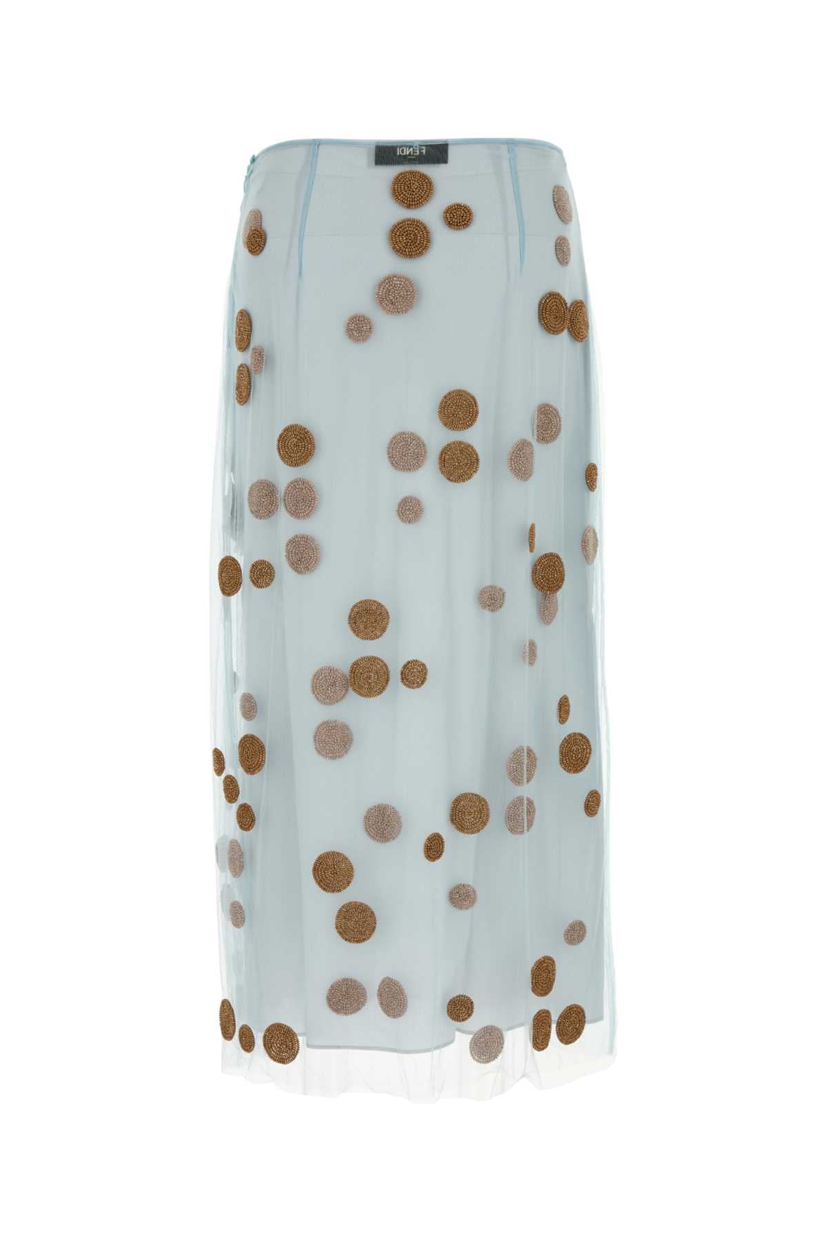 Pastel Light Blue Tulle Skirt Aquifer Gonne