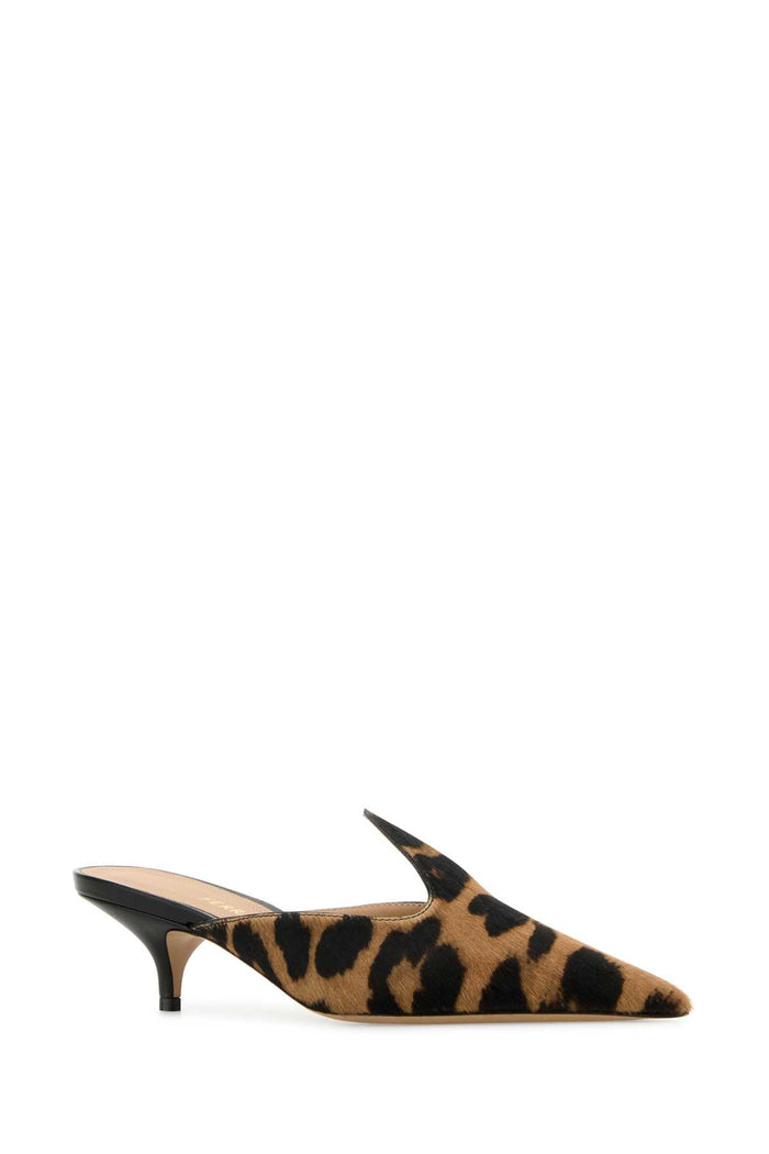 Printed Calf Hair Dorye Mules Tmorobis Scarpe Con Tacco