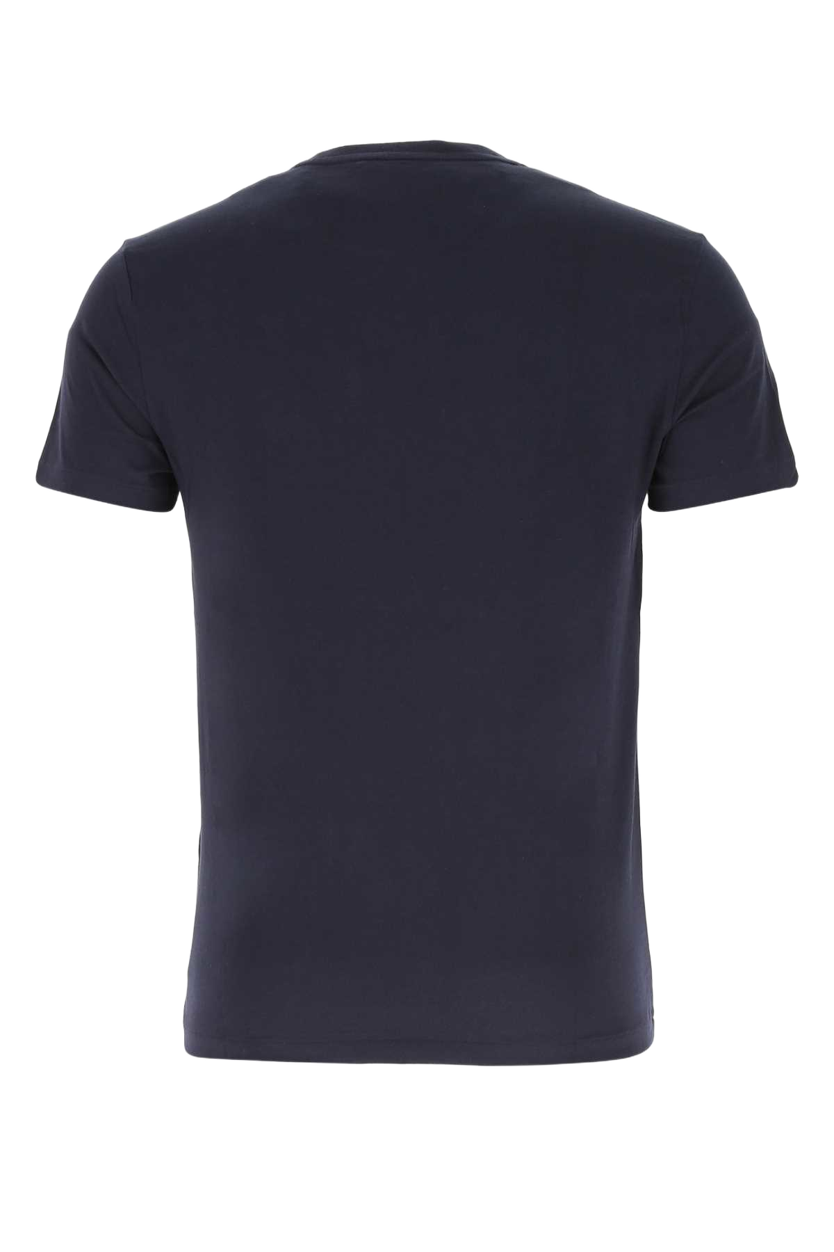 Navy Blue Cotton T-Shirt 004