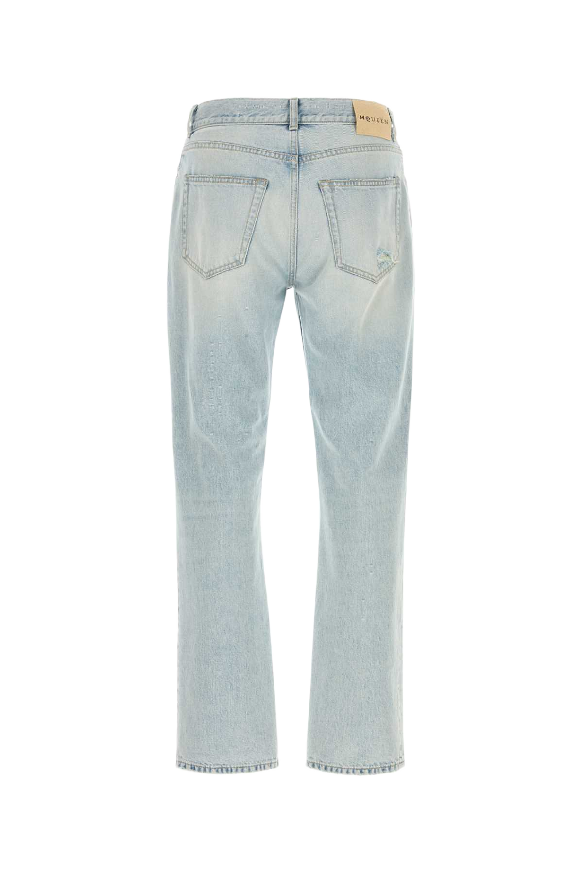 Denim Jeans Bluewashed Exterior: Cotton