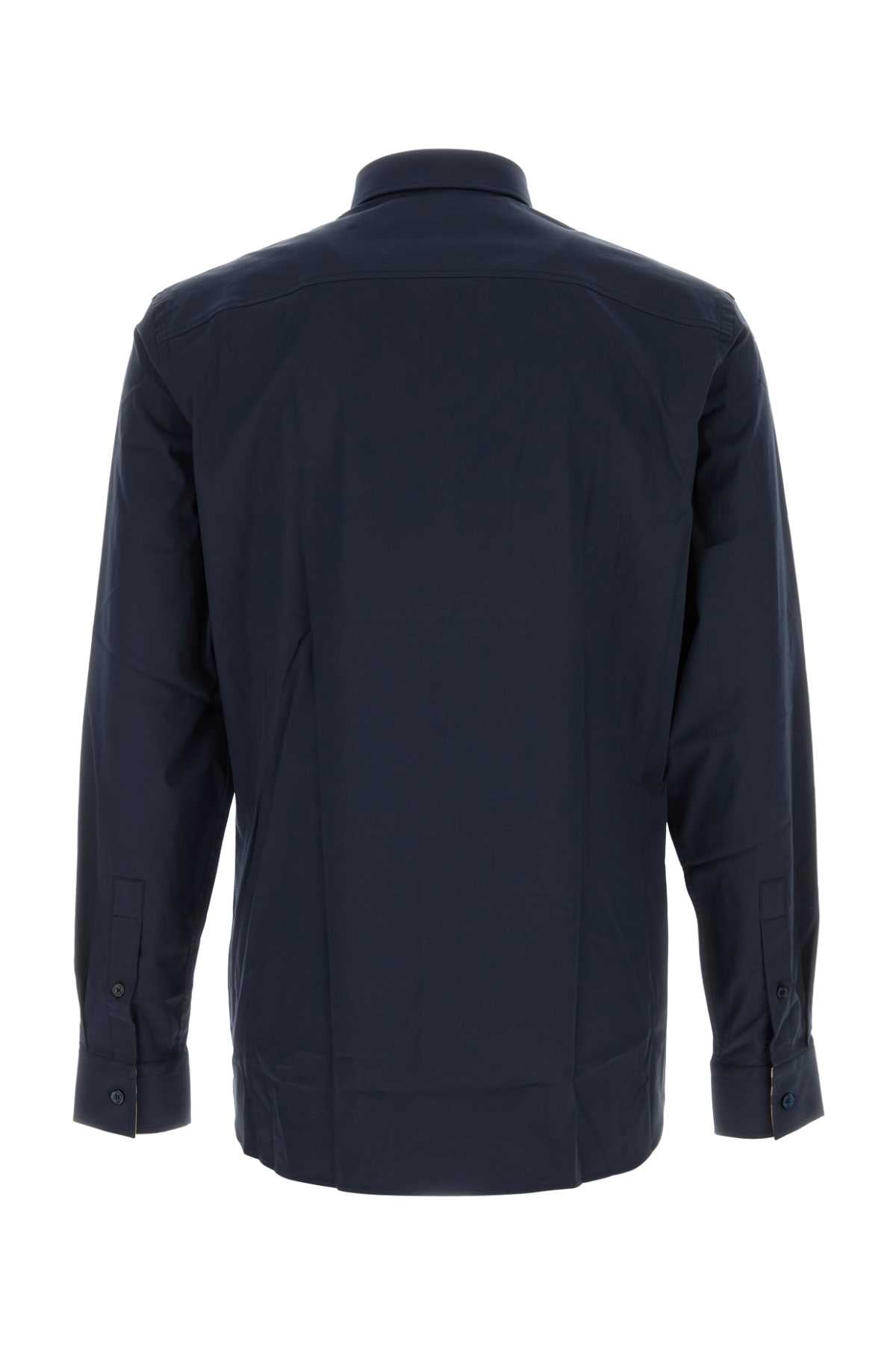 8071800 A1222 Navy Cotton Elastane Camicie