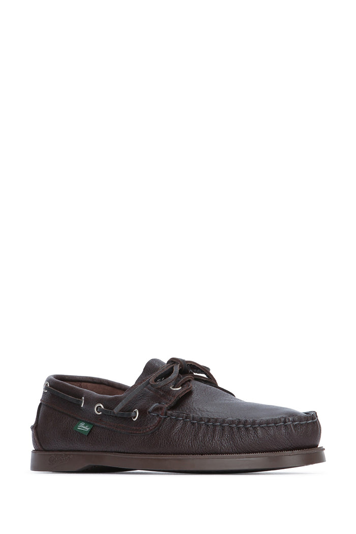 Barth Cerfmarronmarinemarron Deer Leather / Rubber Mocassini