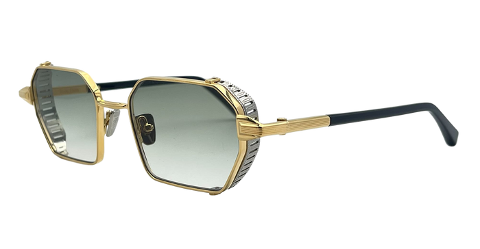 Dennis - C406 Yellow Gold Nd Metal Sunglasses
