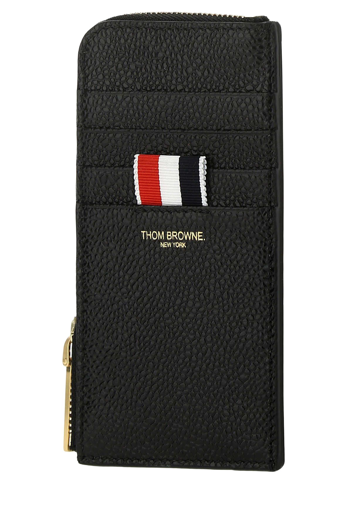Black Leather Coin Purse 001 Portafogli