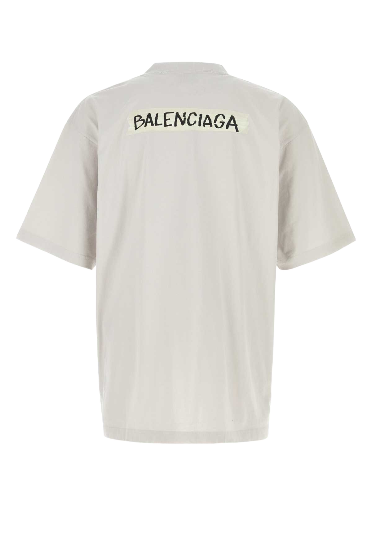 Chalk Cotton T-Shirt Dirty White T R Elastan