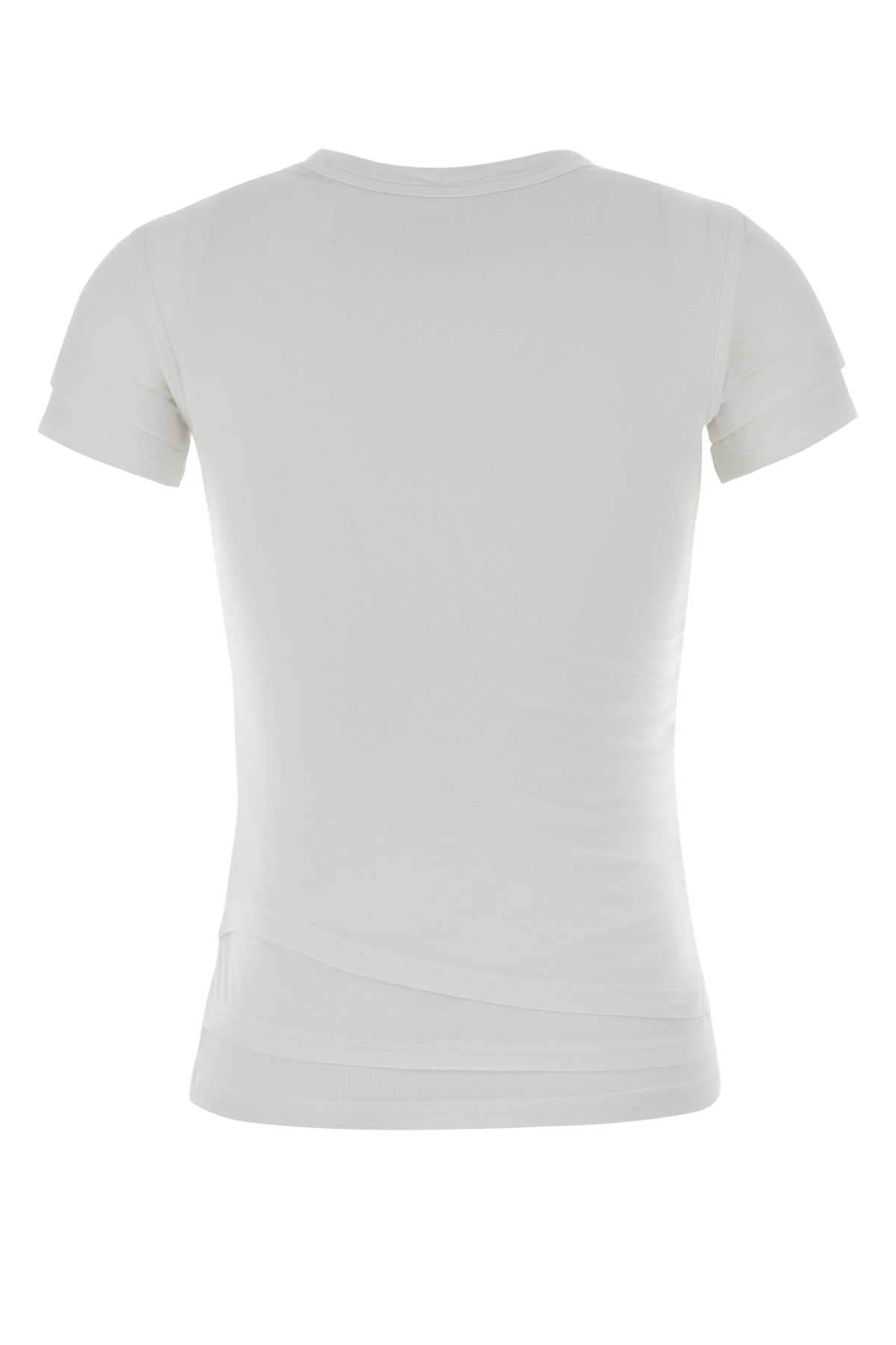 White Exterior: Cotton Elastane T-shirt