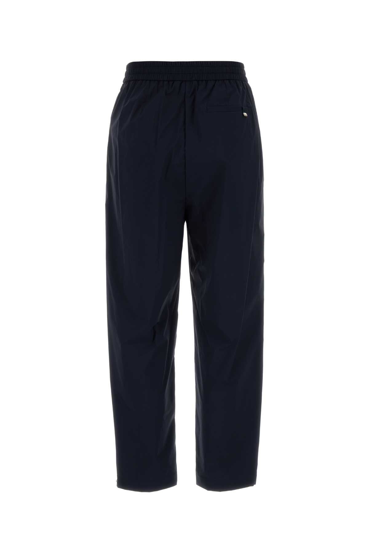 Blue Stretch Nylon Pant Blu Exterior: Elastane Pantaloni