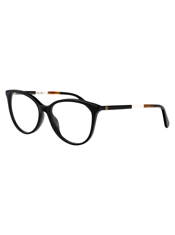 Gg1359o Black-black-transparent Acetate Optical