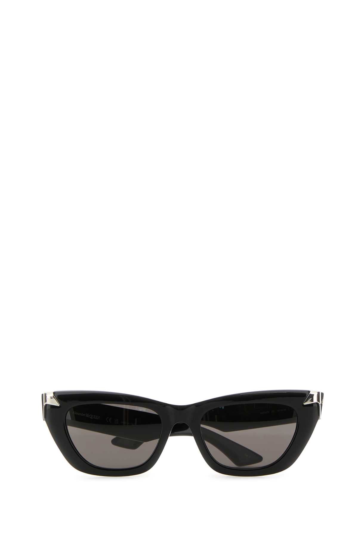 Black Acetate Punk Rivet Sunglasses Blackblacksmoke Exterior: Occhiali Da Sole