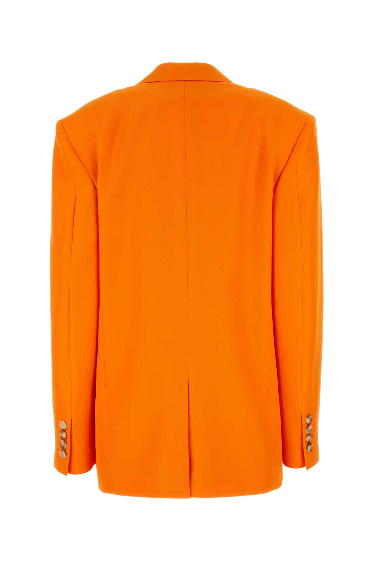 Fluo Orange Viscose Oversize Blazer Brightorange Giacche E Gilet