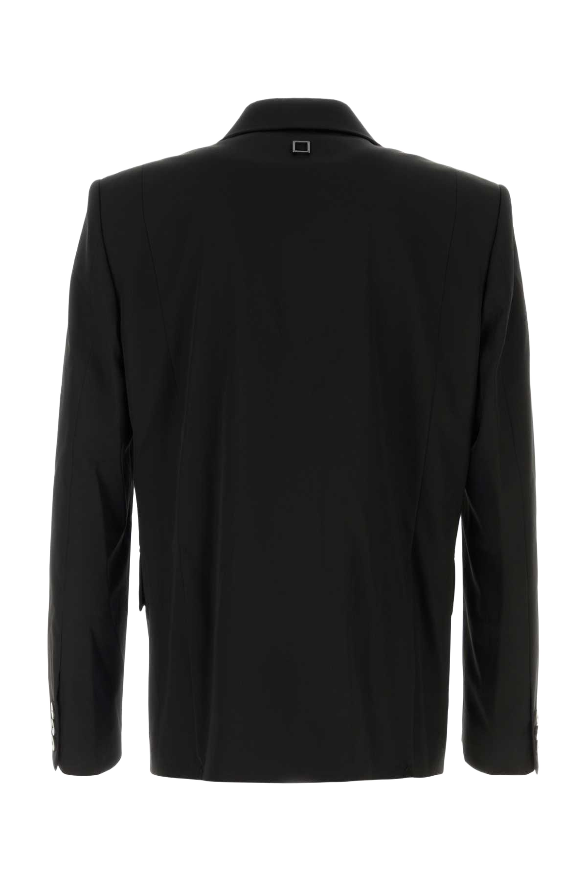 Black Wool Blazer Giacche E Gilet