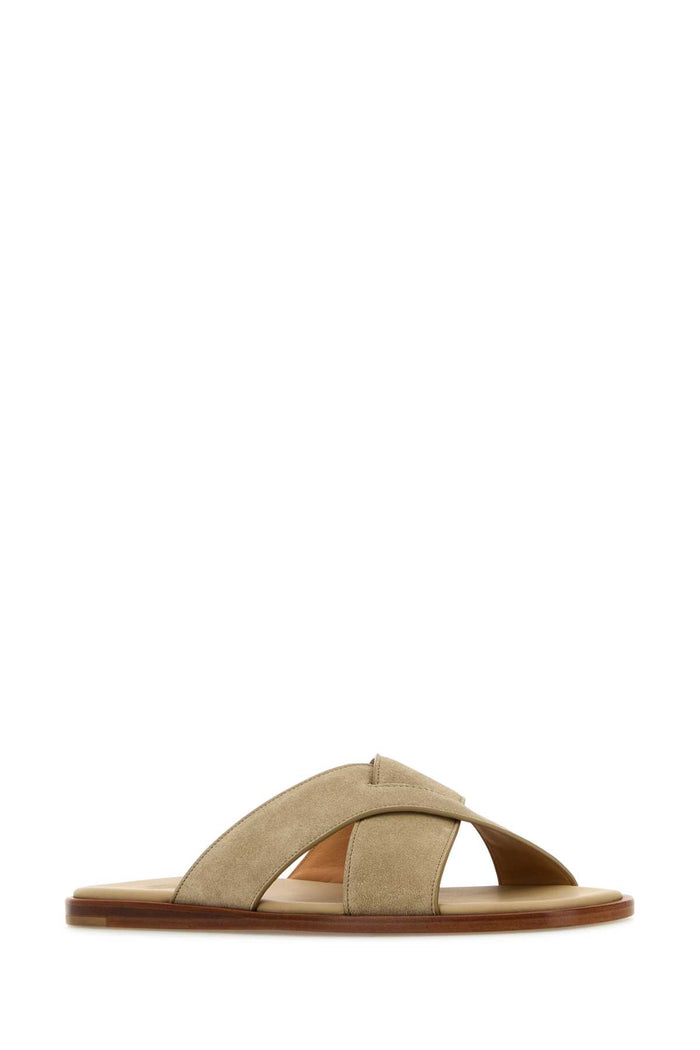 Sand Suede Slippers Desert