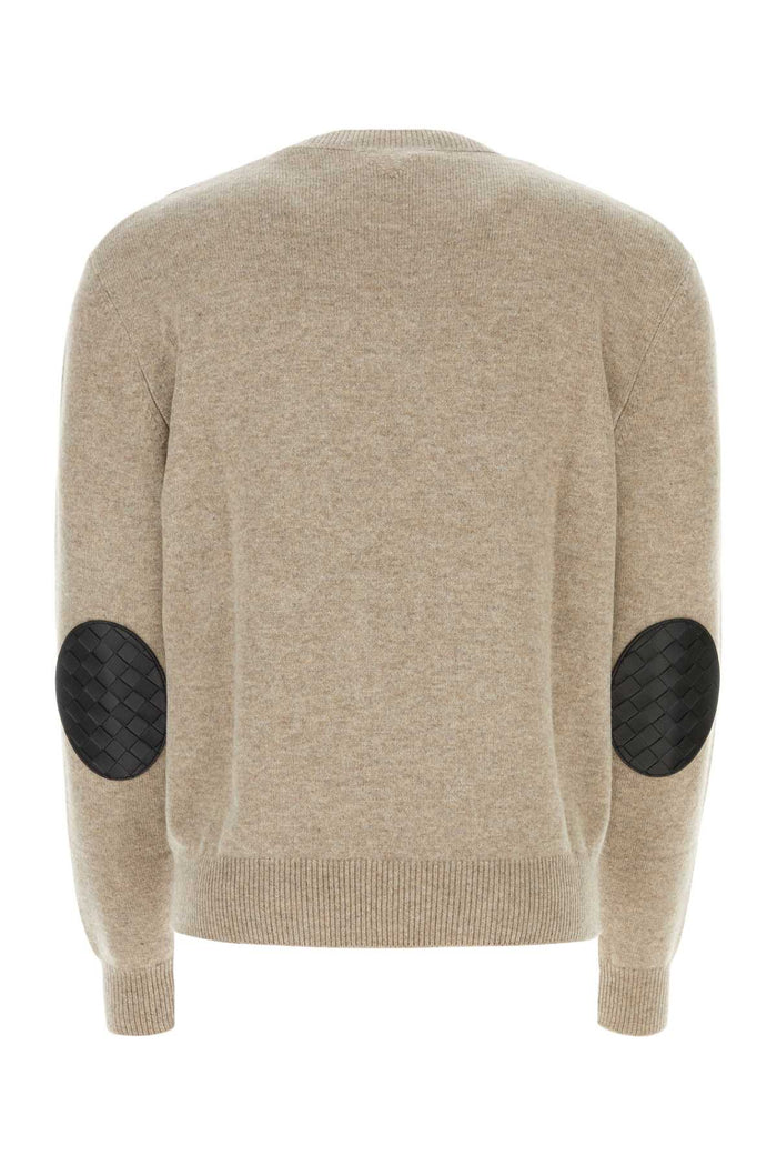 Cappuccino Stretch Cashmere Blend Sweater Desert Maglieria