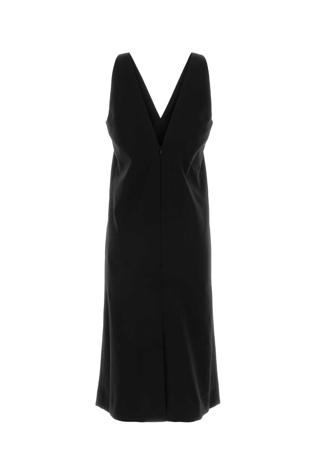 Black Cotton Dress Abiti
