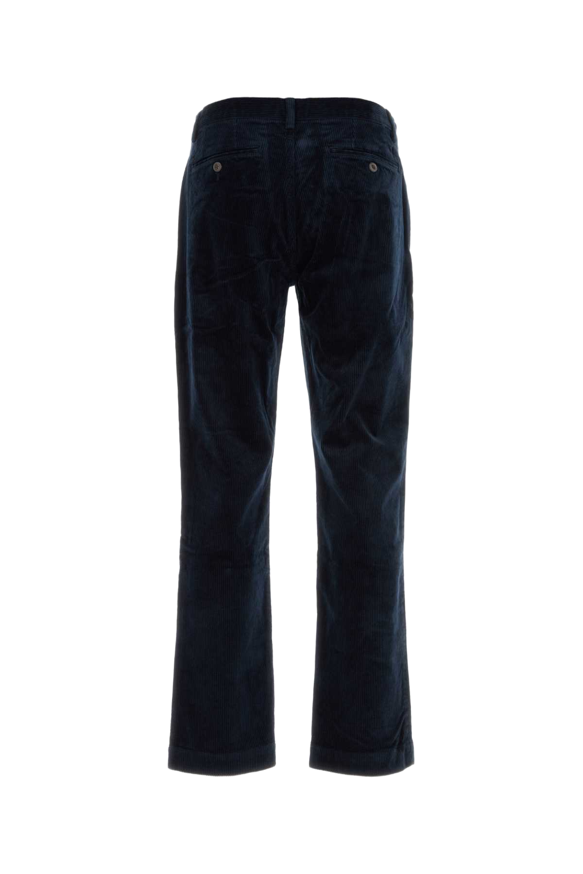 Midnight Blue Stretch Corduroy Pant Aviatornavy Exterior: Cotton Elastane Jean