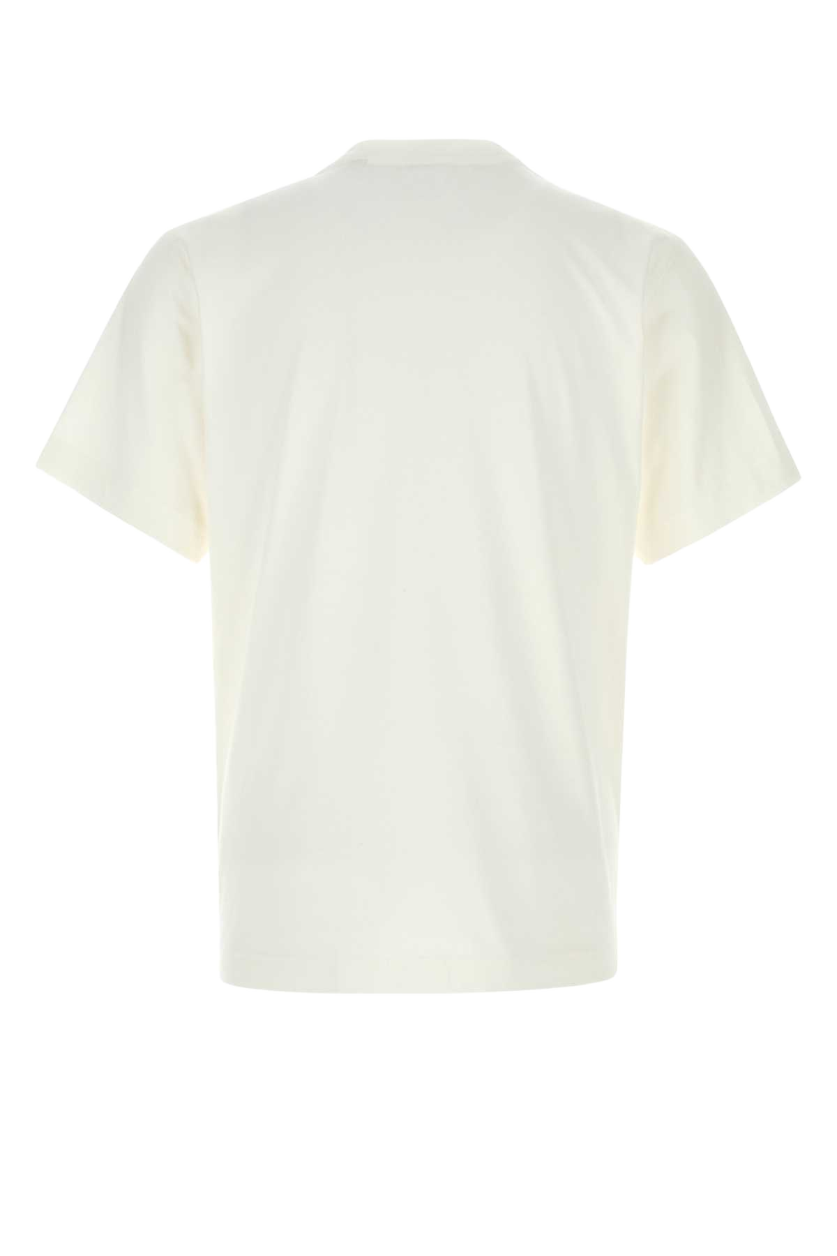 White Cotton T-Shirt Chalk
