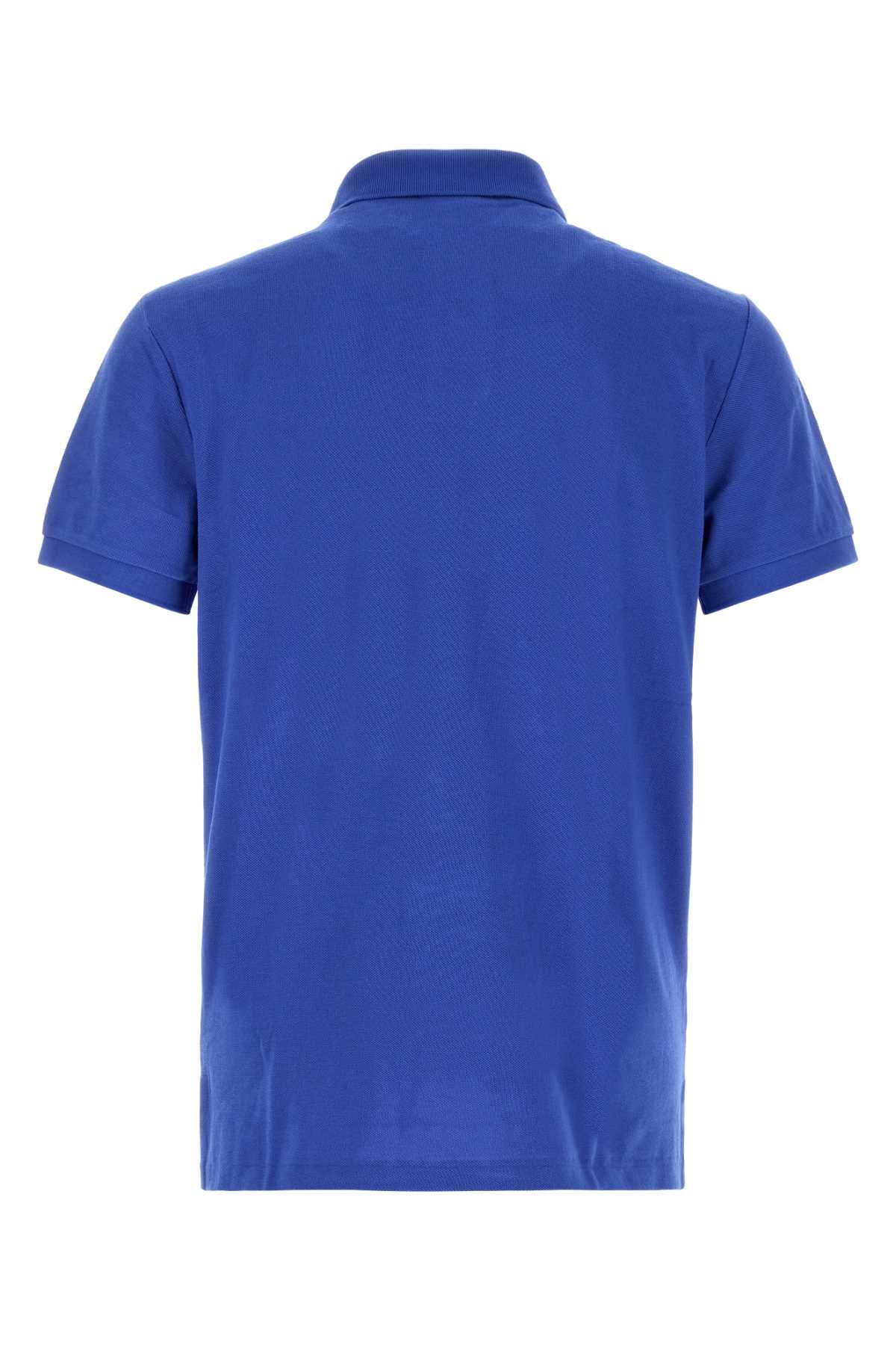 Blue Piquet Polo Shirt Newirisbluec2427 Exterior: Cotton Maglie