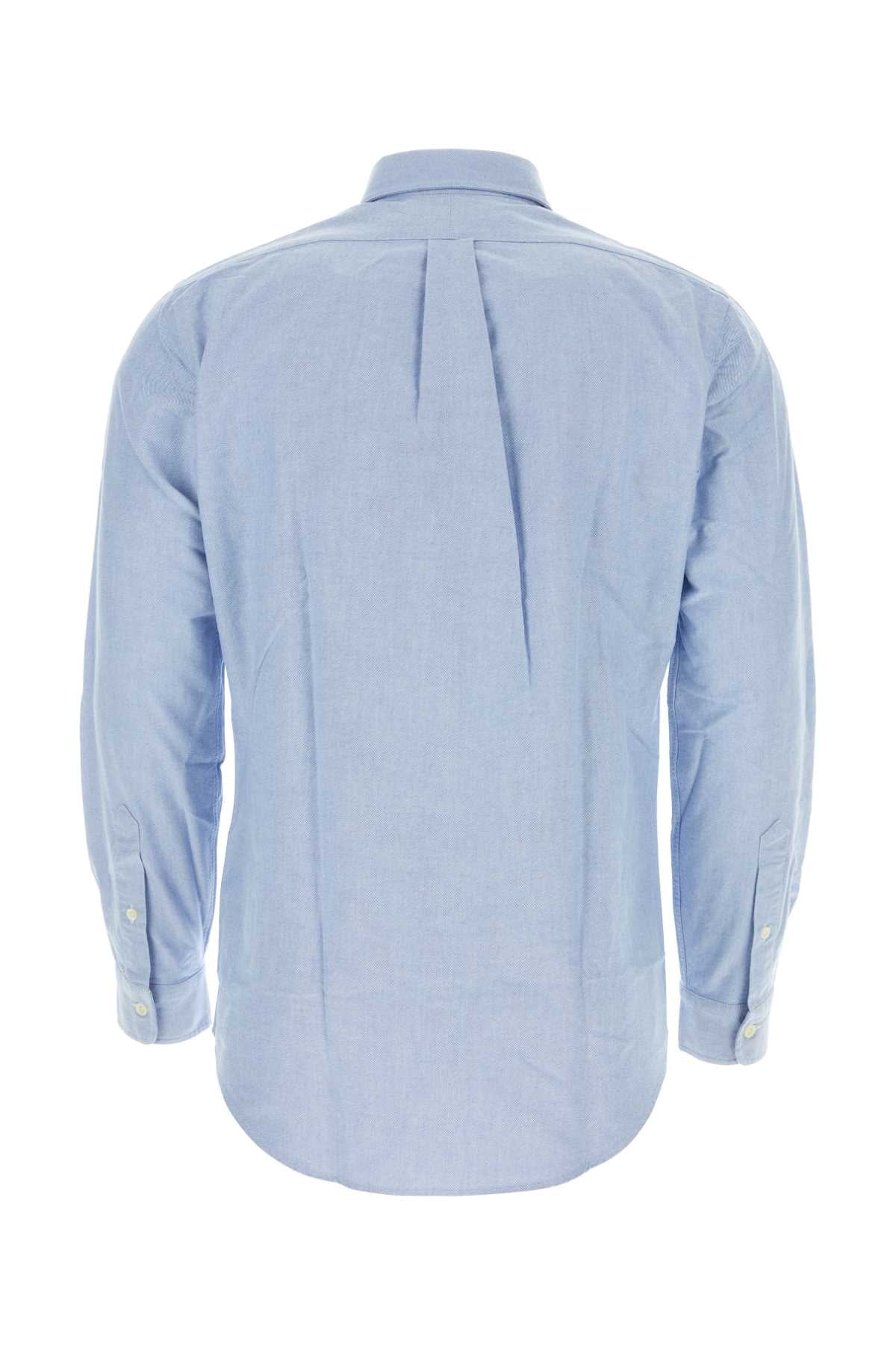 Blue Cotton Camicie