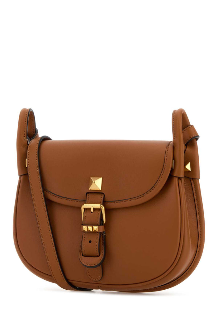 Caramel Leather Flaneuse Crossbody Bag Nutmeg Calf - Bos Taurus Borse A Tracolla