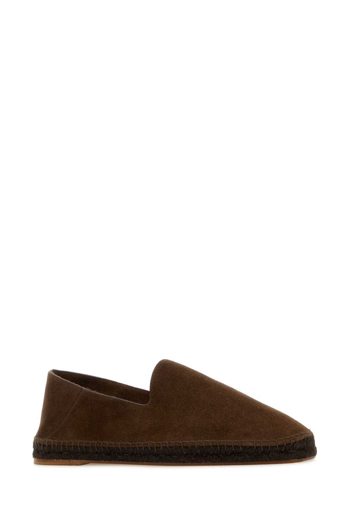 Chocolate Suede Peter Espadrilles Marron Choc. Espadrillas