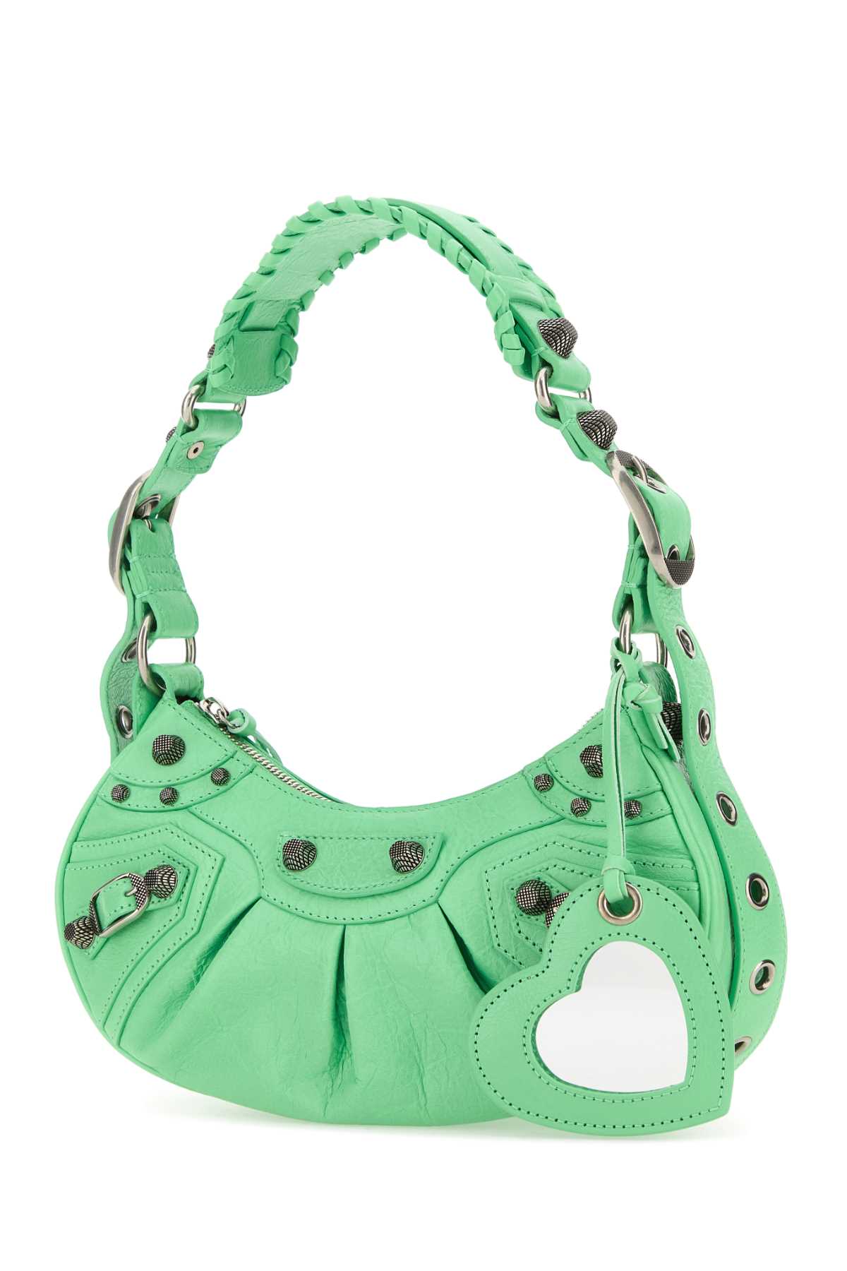 Mint Green Nappa Leather Le Cagole Xs Shoulder Bag Mintgreen Borse A Mano
