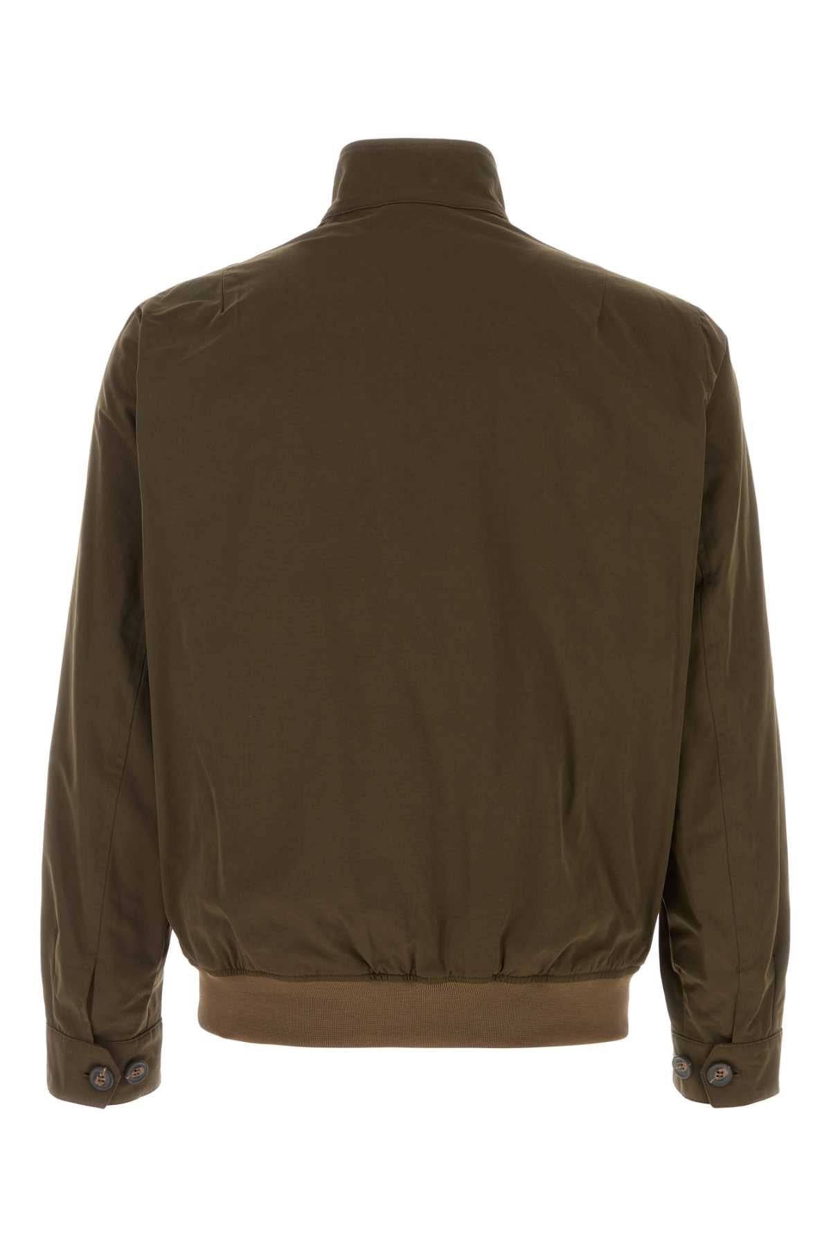 Mud Cotton Blend Arturo Jacket Marrone Giubbini